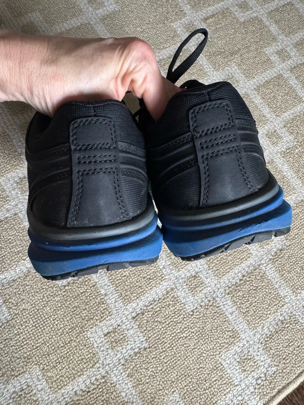 KEEN Utility KonnectFit Work Shoes Black Blue Safety Toe Men’s Size 10